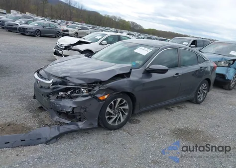 2016 Honda Civic Ex z USA, uszkodzony, nr VIN 2HGFC2F87GH504823